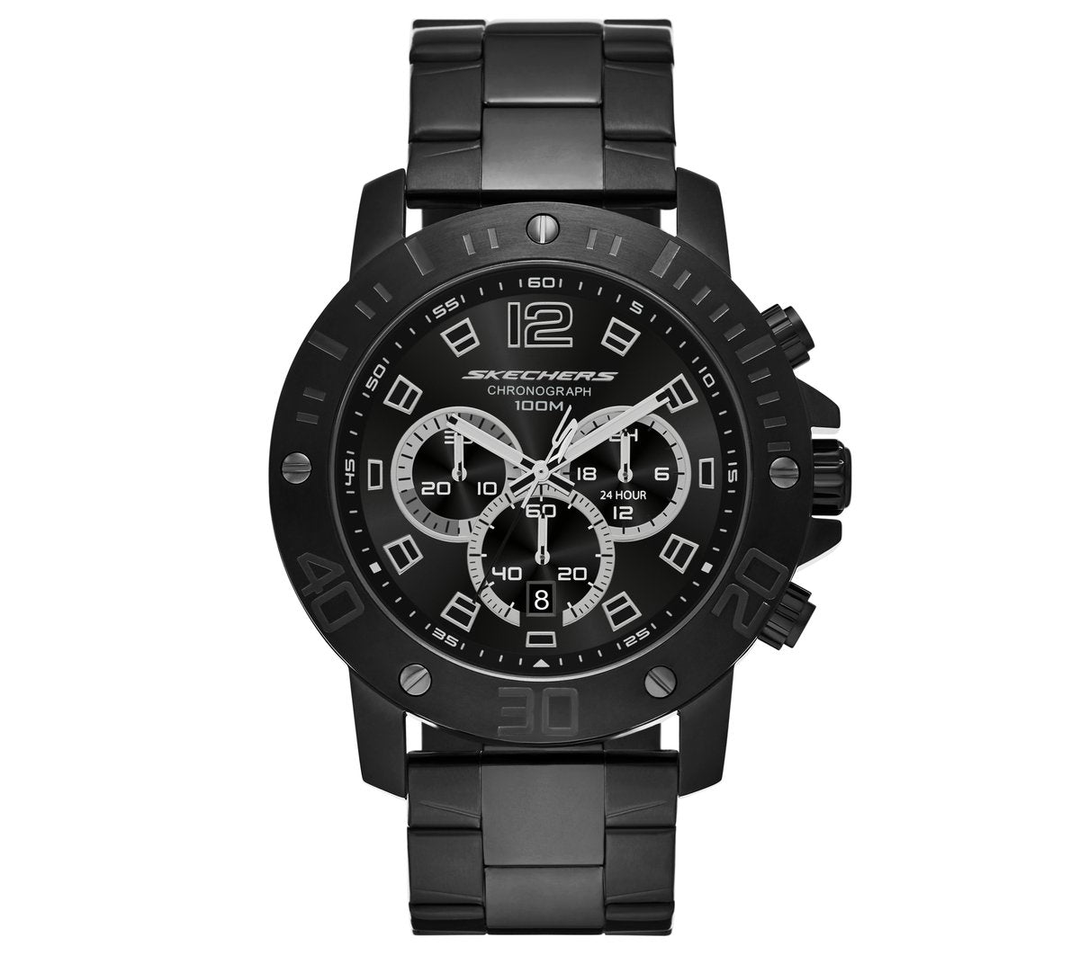Stainless Steel Chronograph Watch Men discount