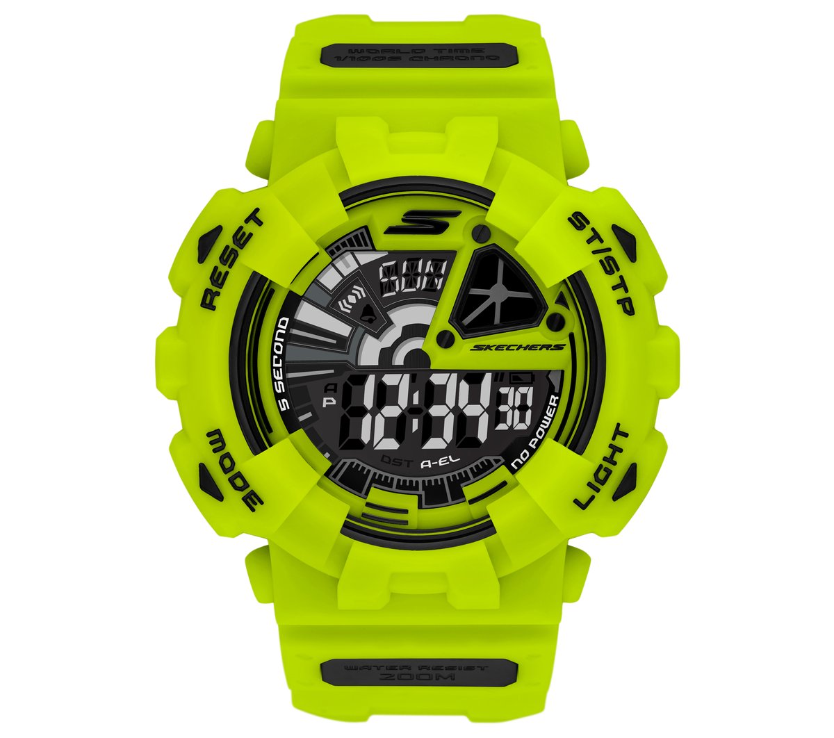 Digital Neon Green Watch Men on sale