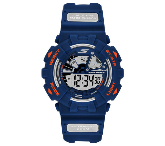 Digital Blue Watch Men US