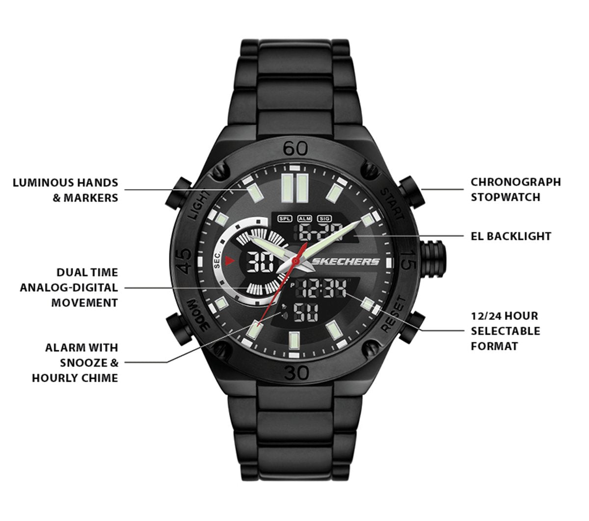 Analog Chrono Watch Men Skechers online