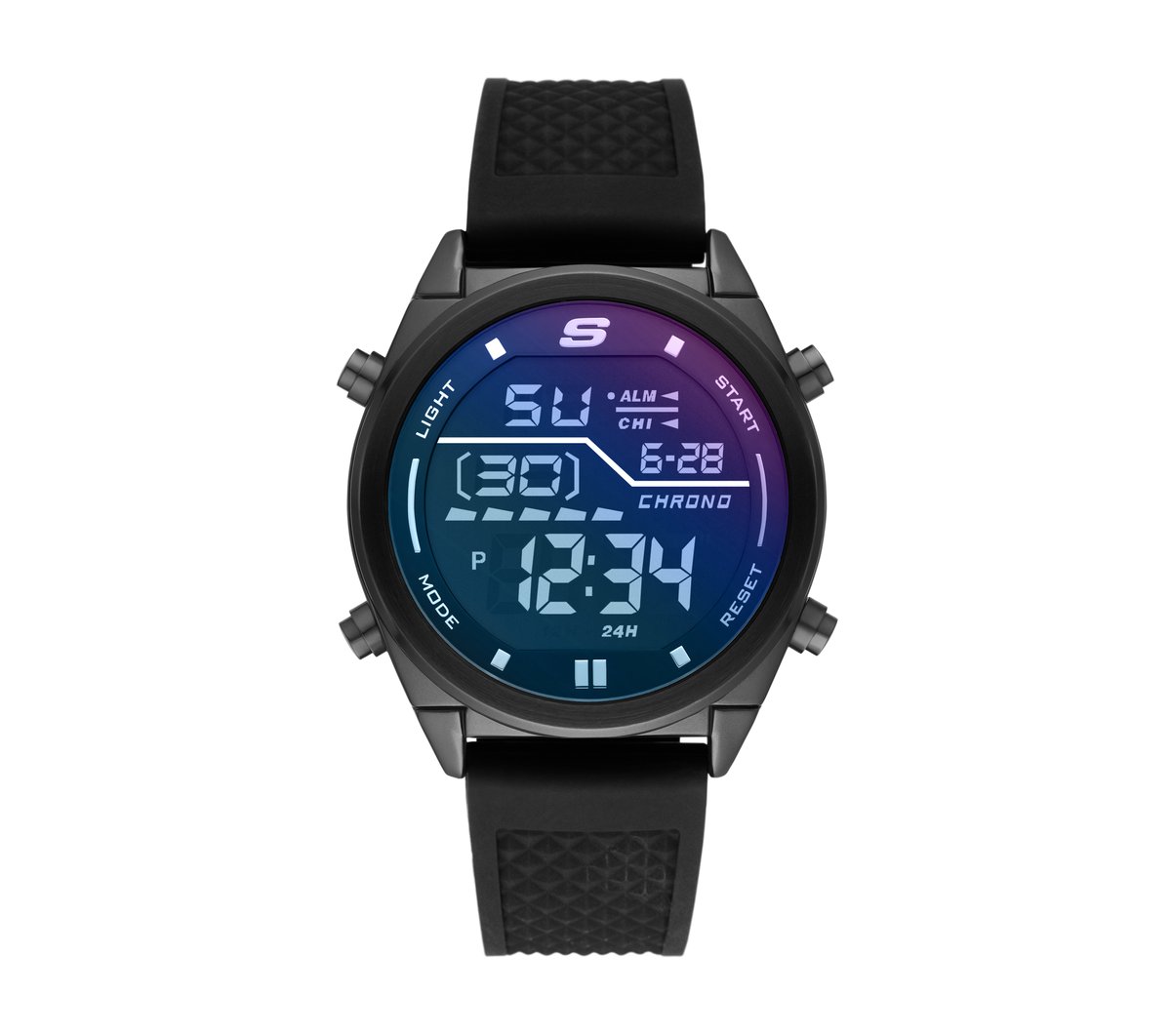 Accessories Blue Face Digital Watch Men Skechers USA