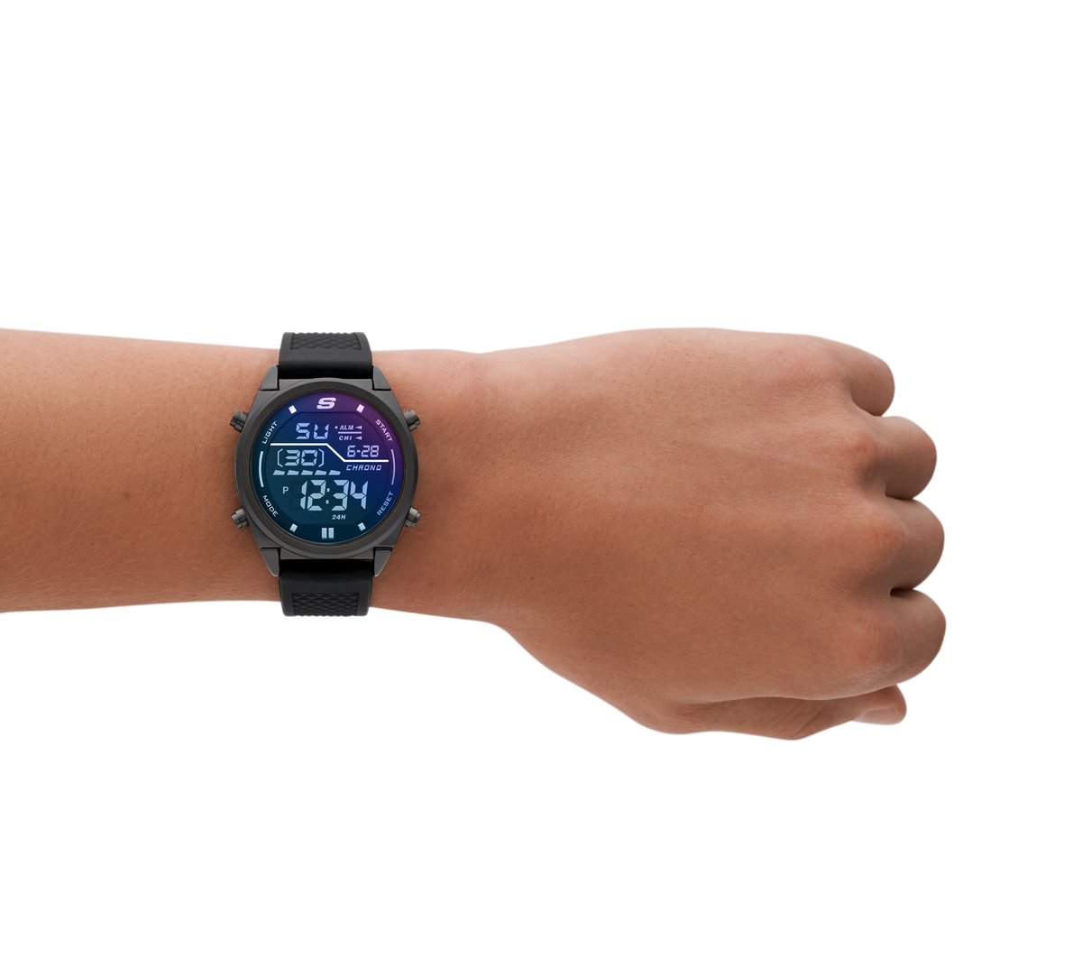 Accessories Blue Face Digital Watch Men Skechers USA