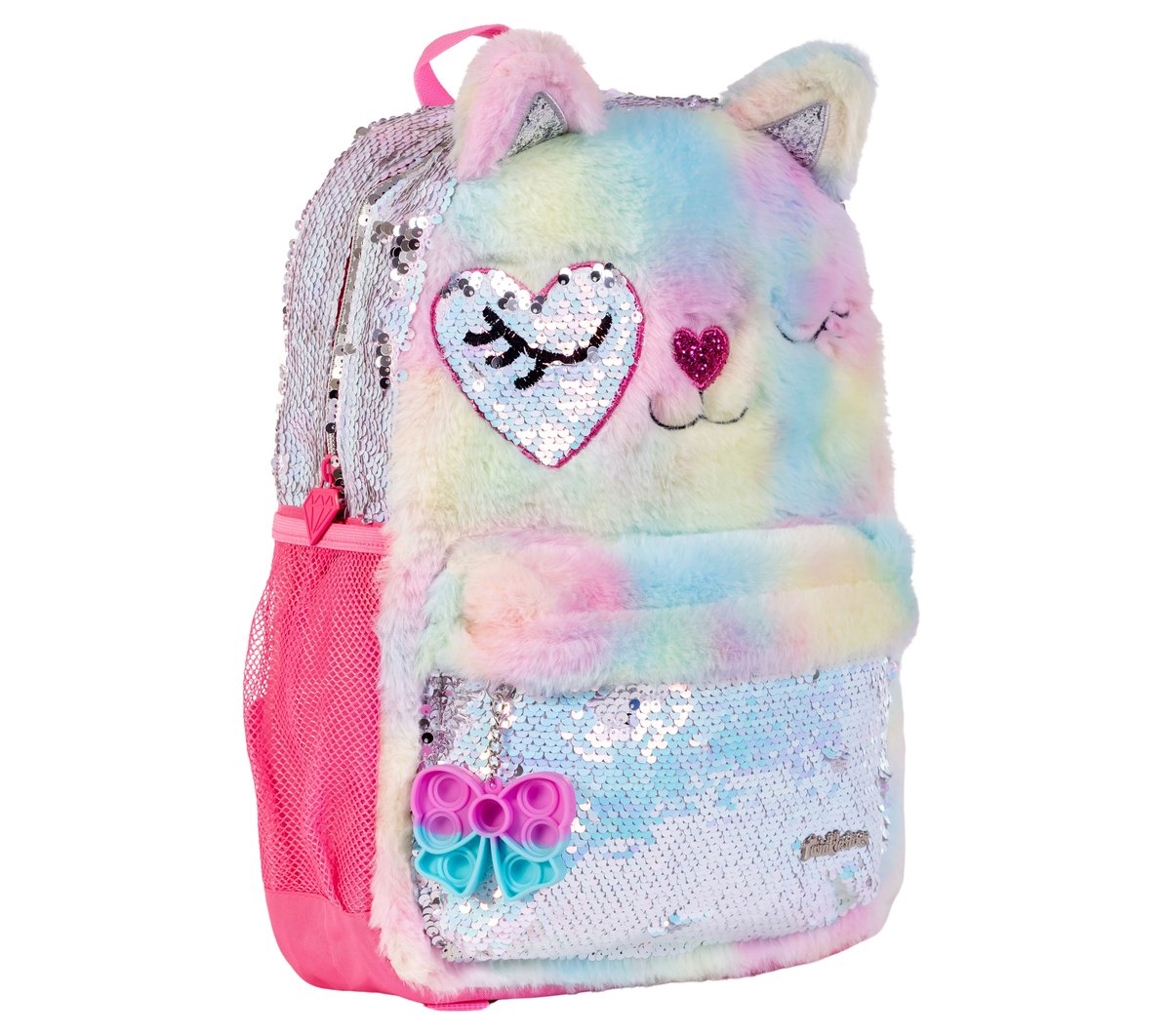 Twinkle Toes: Fur Cat Backpack Kids sale