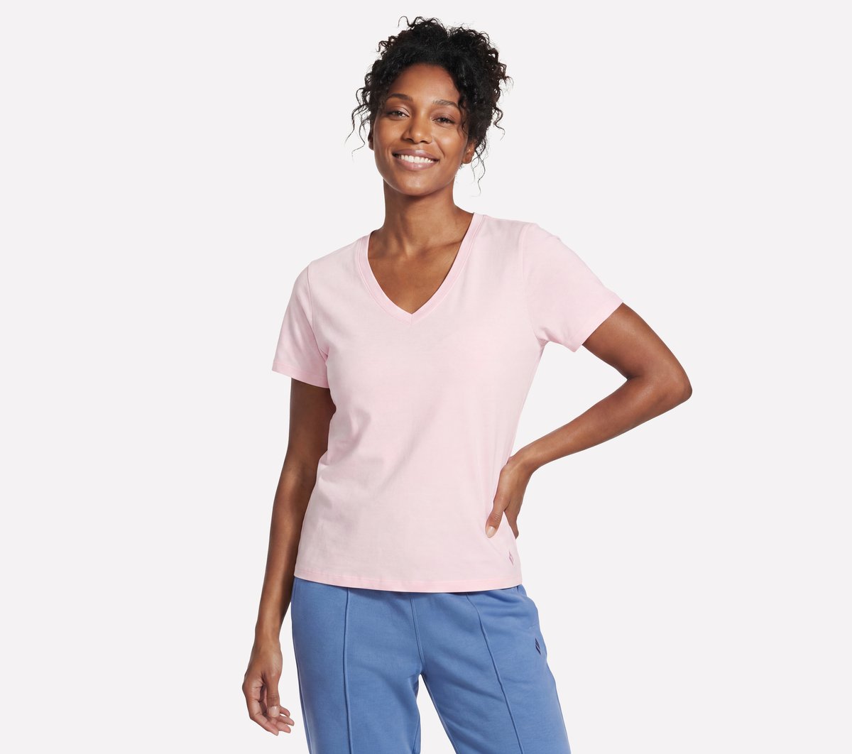 Pima V-Neck Tee Women Skechers near me