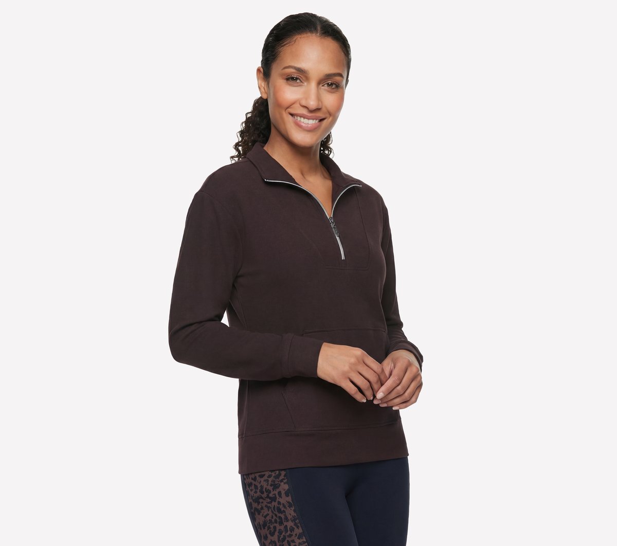 GO LUXE Rib 1/4 Zip Women sale