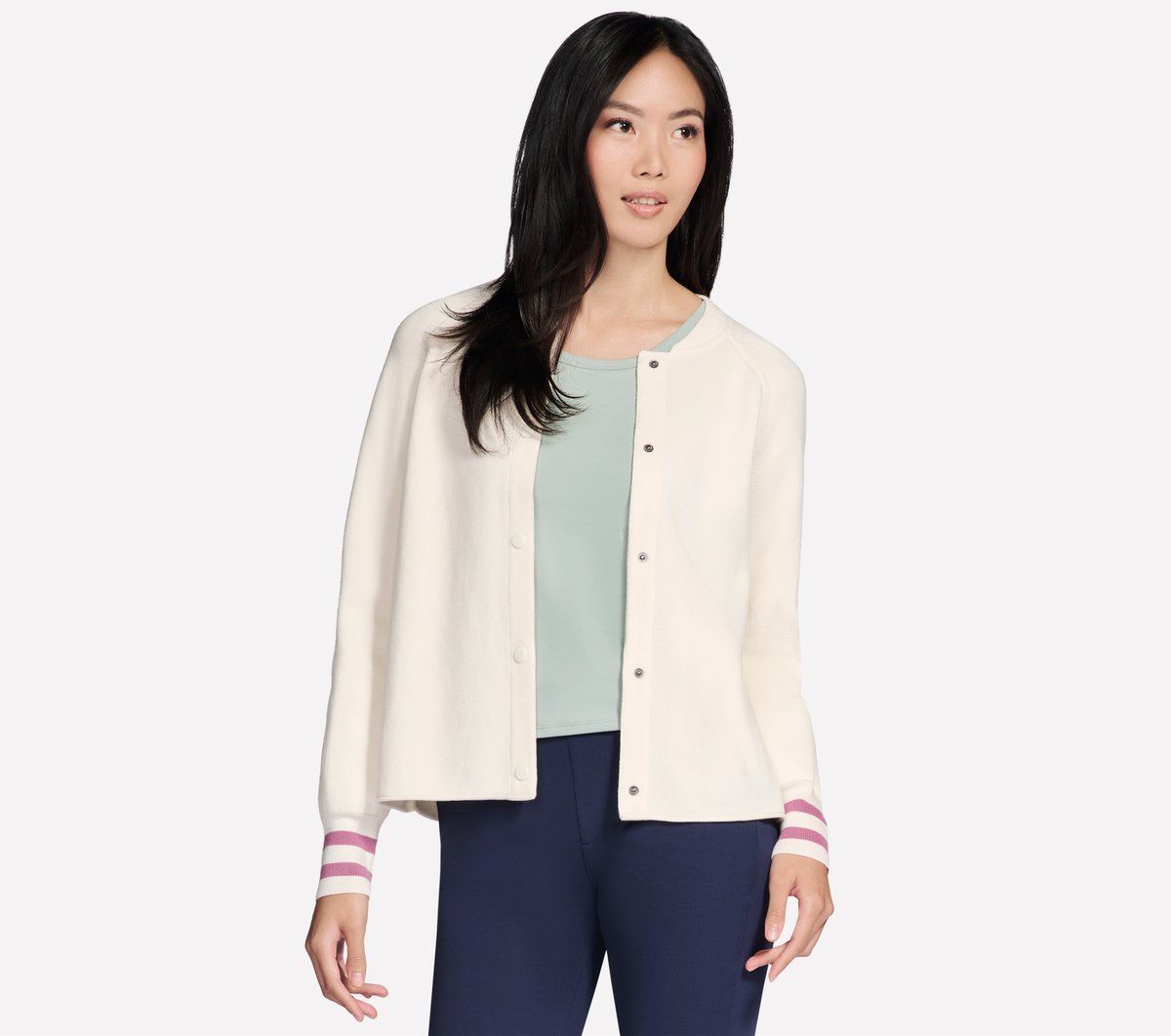 GO WALK Reflection Sweater Bomber Women discount