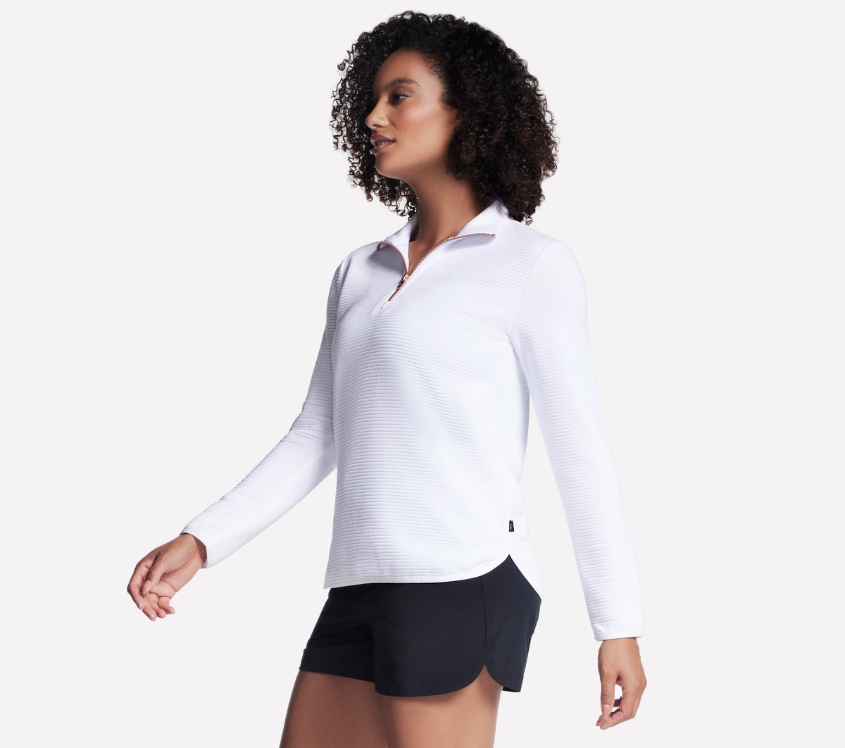 Soft Knit Ottoman 1/4 Zip Women US