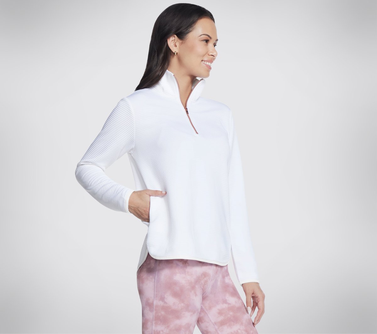 Soft Knit Ottoman 1/4 Zip Women US