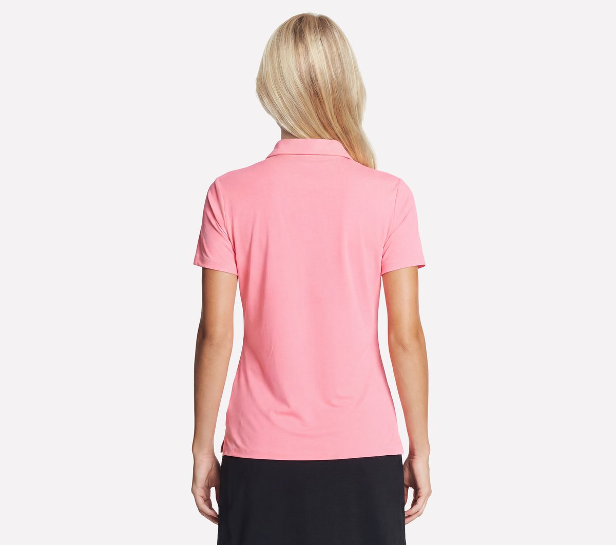 GO GOLF Short Sleeve Birdie Zip Front Polo Women Skechers USA