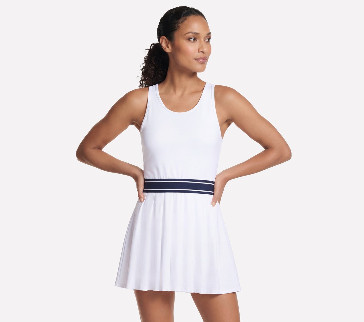 Court Pleated Dress Women US