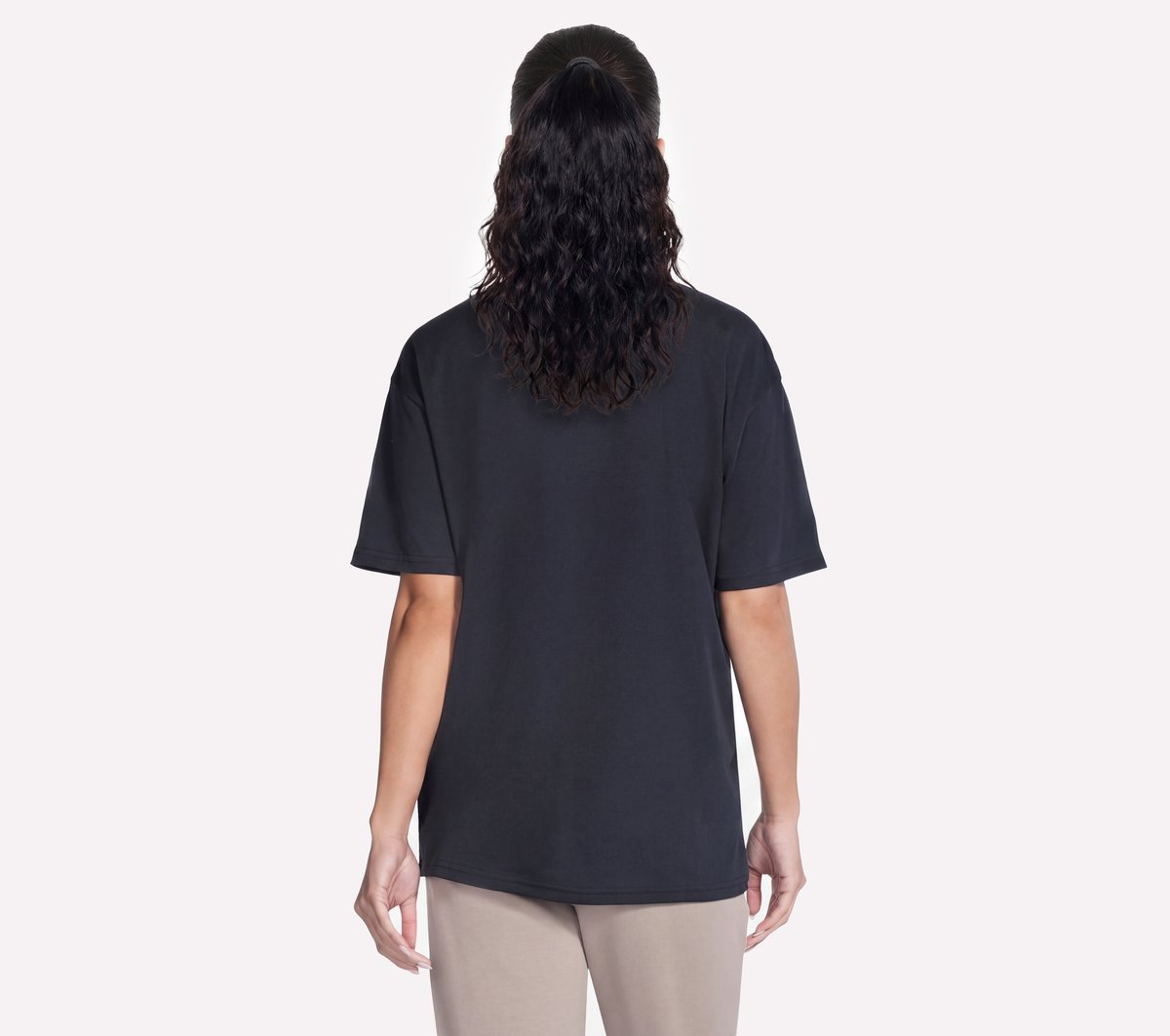 Script Diamond Studded Short Sleeve Tee Women Skechers outlet