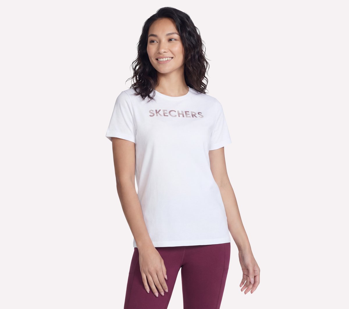 Dazzle Short Sleeve Tee Women Skechers USA