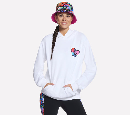 Jason Naylor: Love Pullover Hoodie Women US