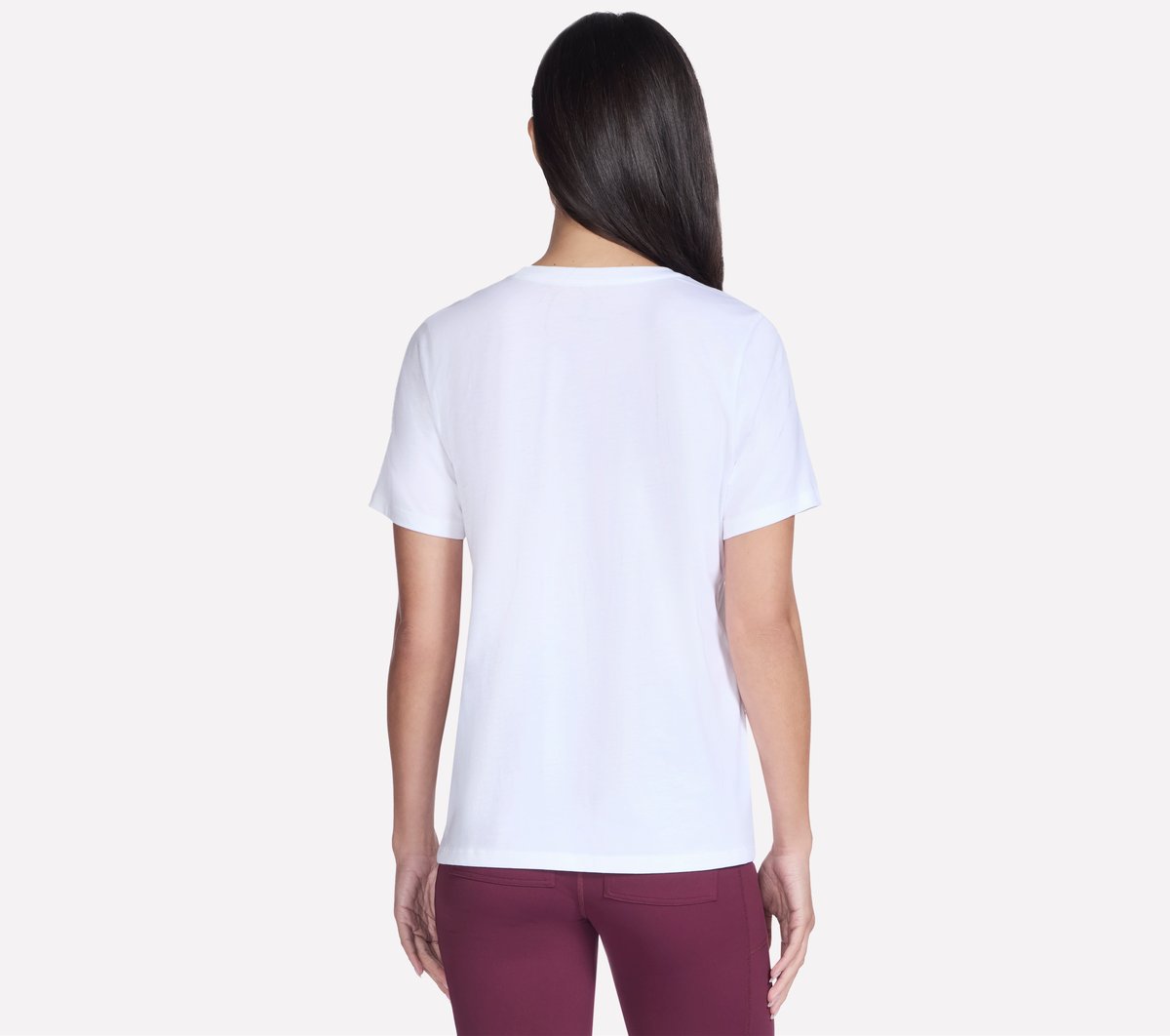 Floral Diamond Short Sleeve Tee Women Skechers USA