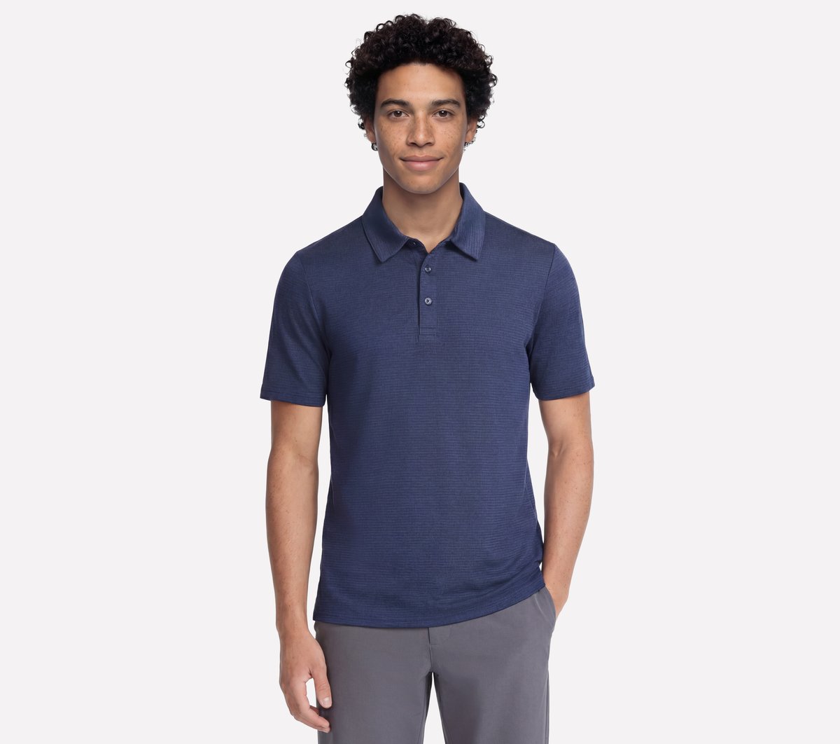GO GOLF GO DRI All Day Stripe Polo Men Skechers near me