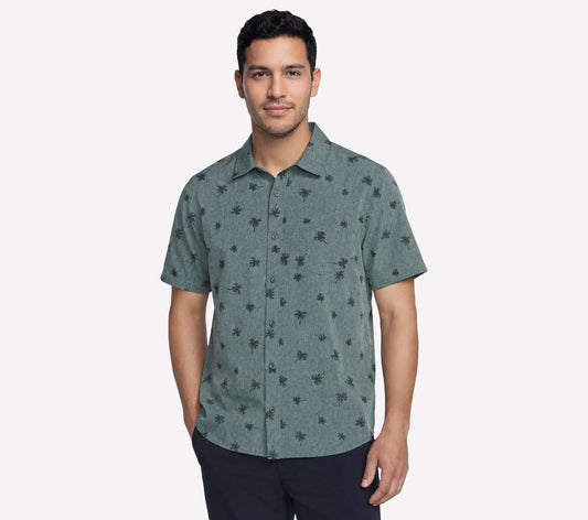 The GO WALK Air Printed Short Sleeve Shirt Men on sale