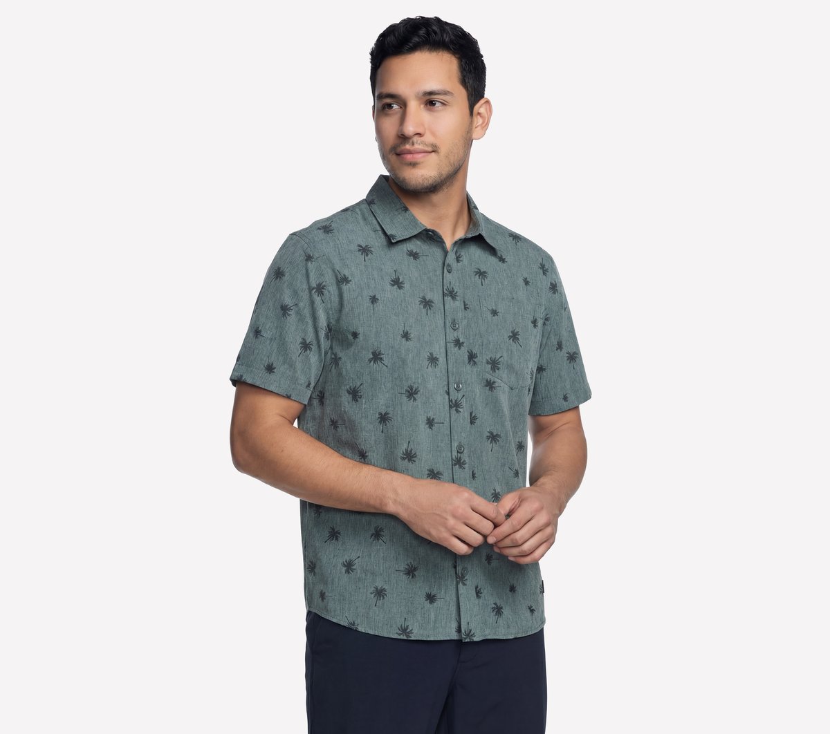 The GO WALK Air Printed Short Sleeve Shirt Men on sale