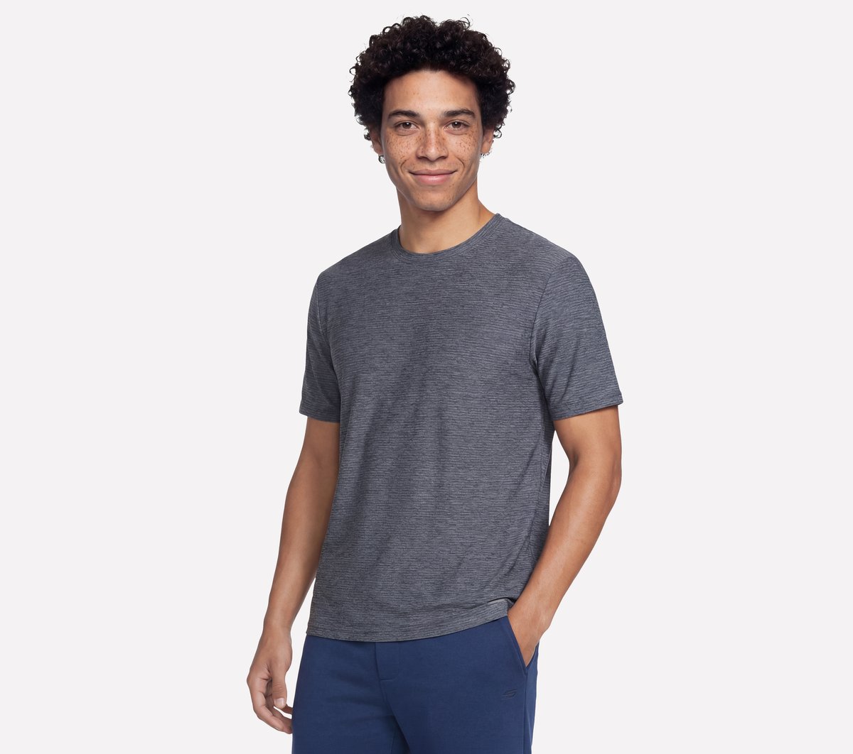 GO DRI All Day Stripe Tee Men Skechers near me