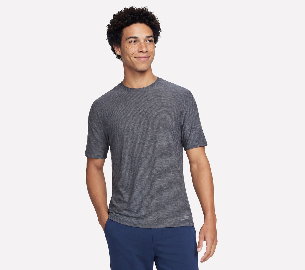 GO DRI All Day Stripe Tee Men Skechers near me