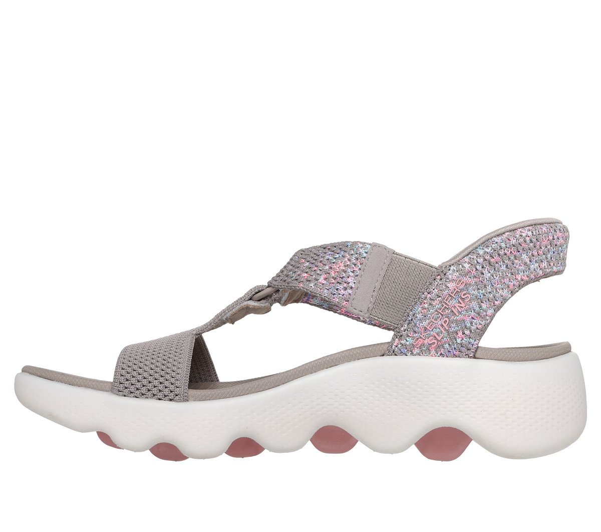 Slip-ins: GO WALK Massage Fit Sandal - Confetti Sky Women discount
