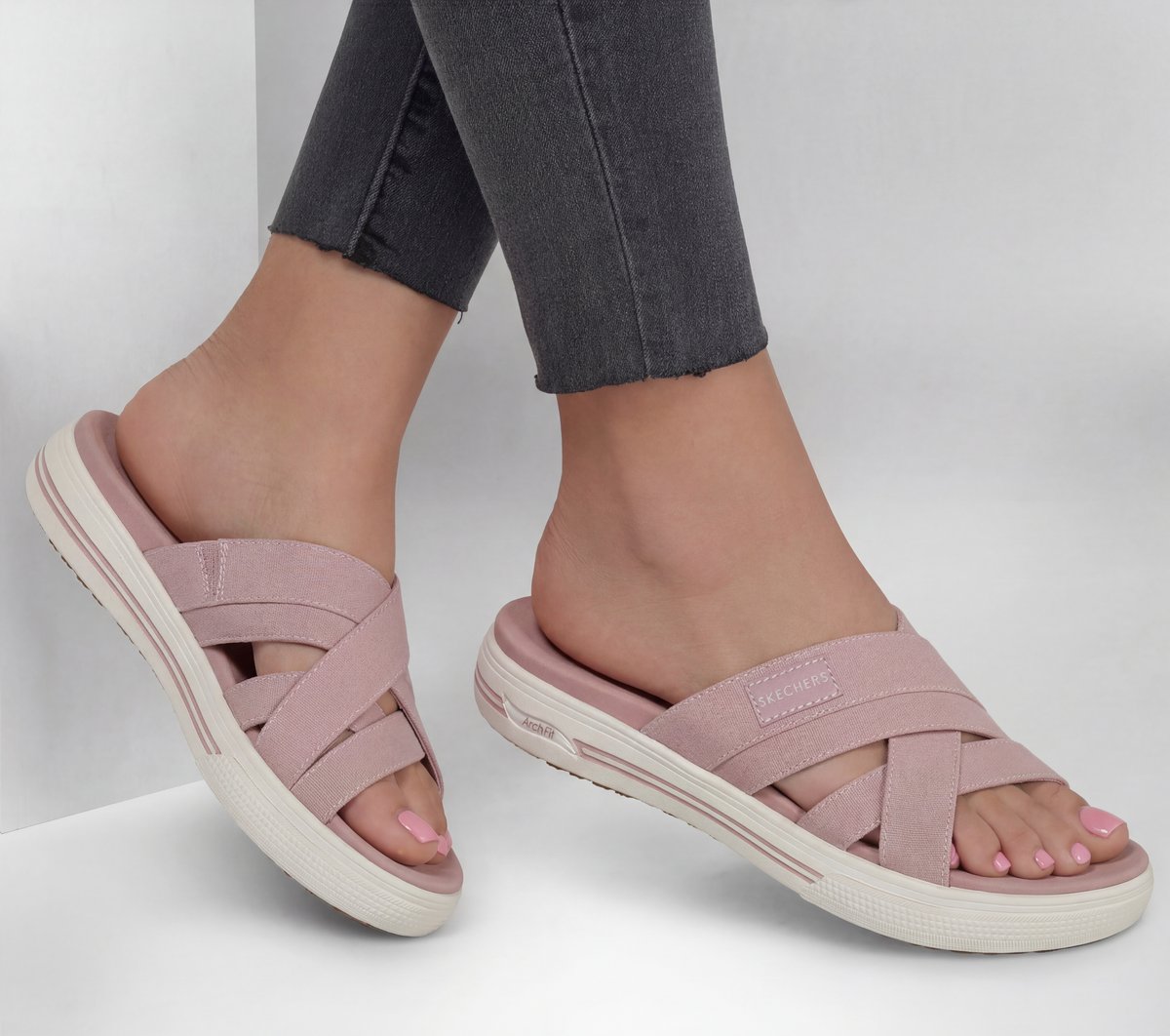 Arch Fit Arcade Sandal - Daylily Women Skechers outlet