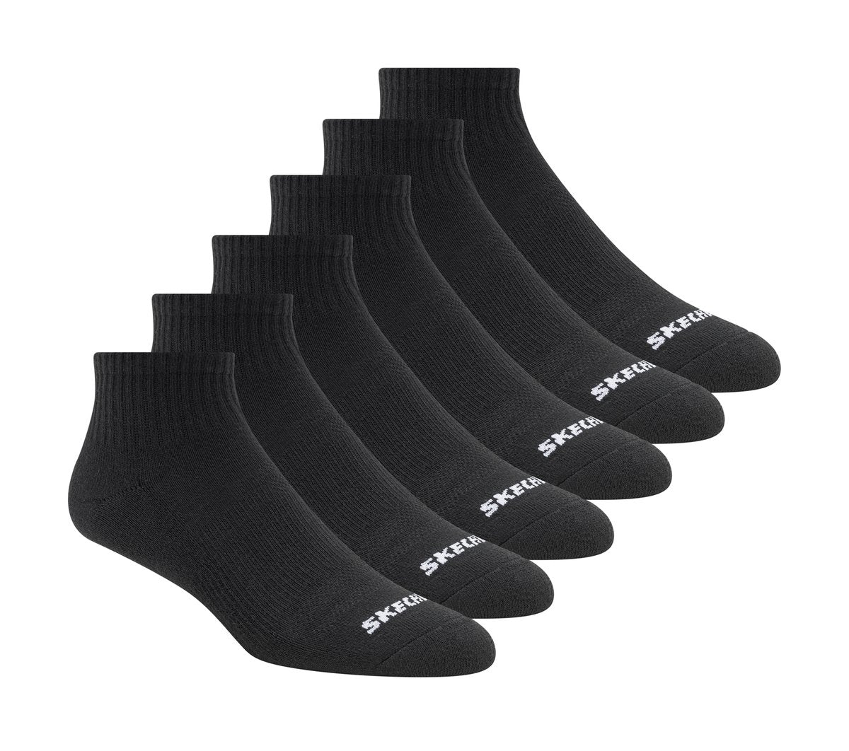 6 Pack Core Quarter Medium Socks Women on sale