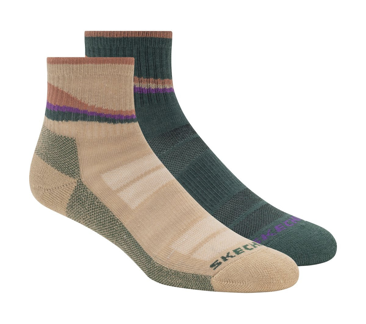 2 Pack Women's Trail Quarter Socks Women Skechers USA