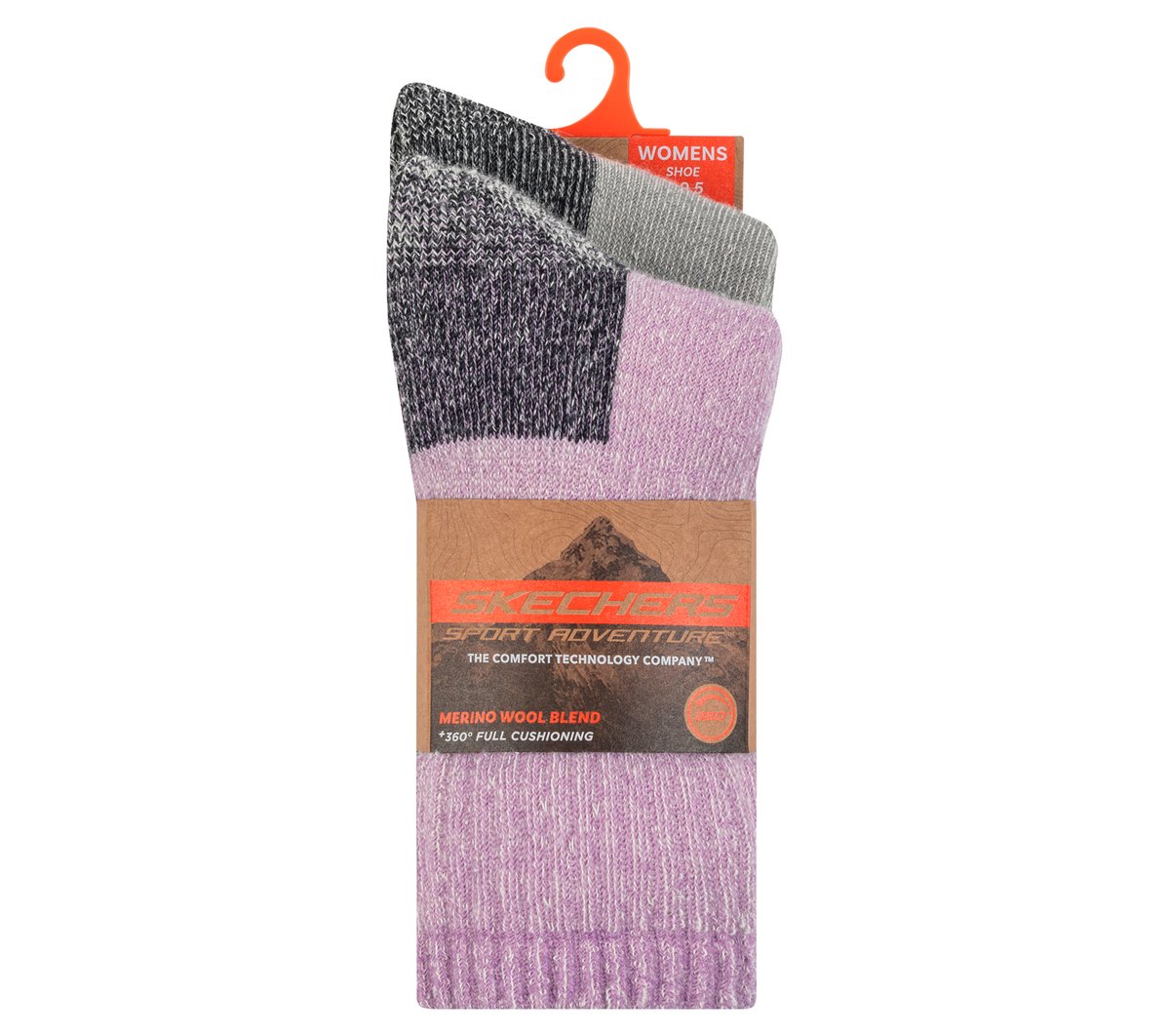 2 Pack Women's Crew Wool Socks Women Skechers near me
