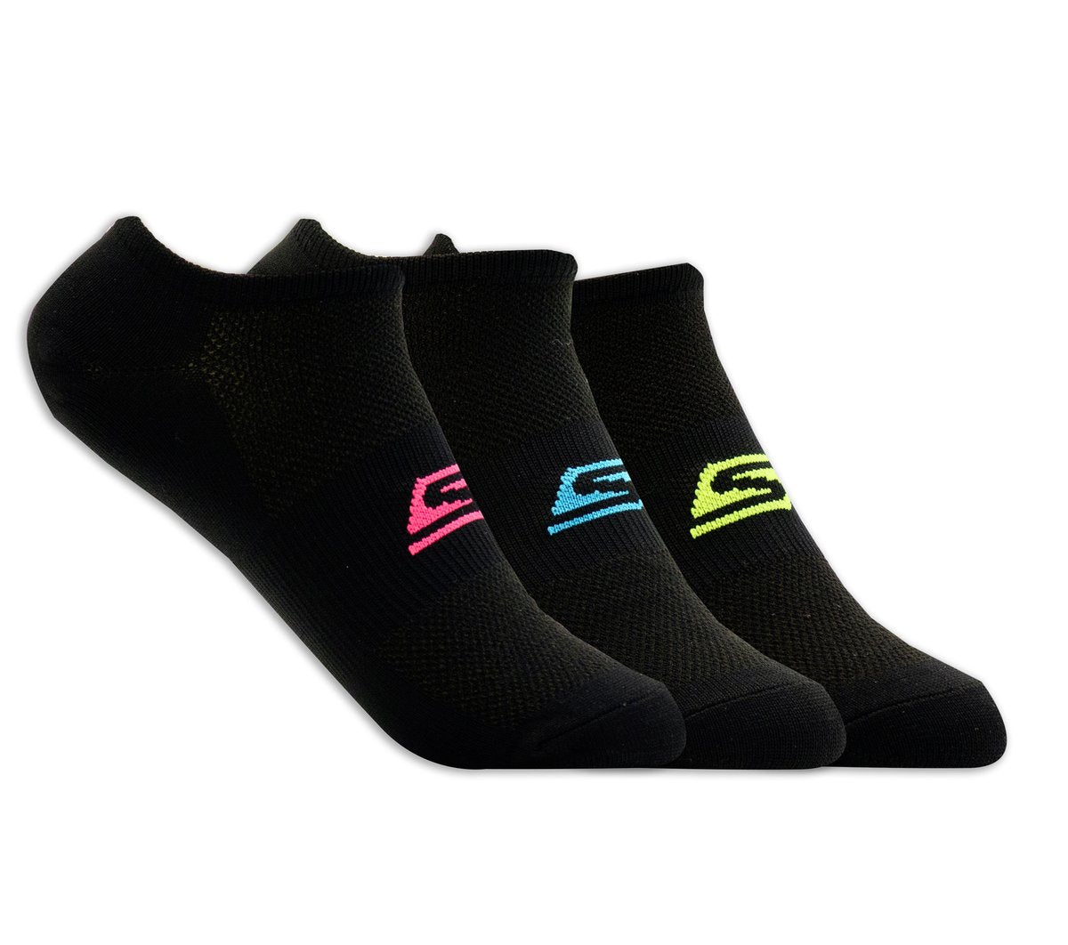 3 Pack No Show Stretch Socks Women US