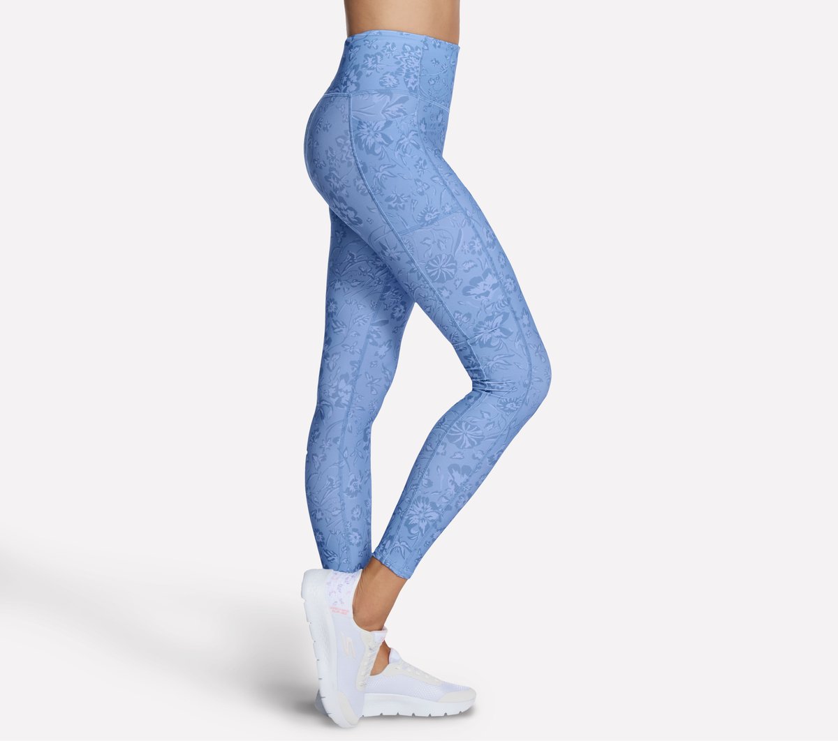 GO WALK Printed Full Length High-Waisted Legging Women US