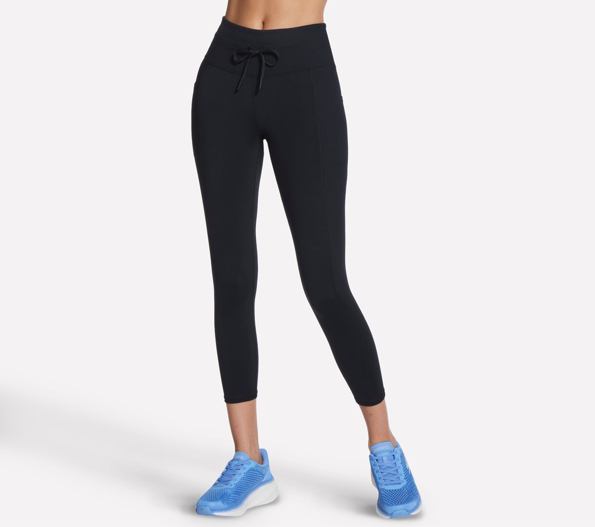 GO WALK Rib Mix High Waisted 7/8 Legging Women Skechers USA