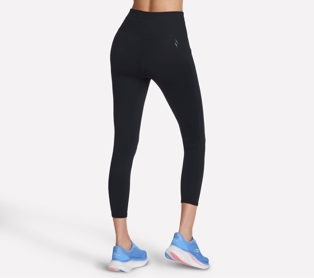 GO WALK Rib Mix High Waisted 7/8 Legging Women Skechers USA