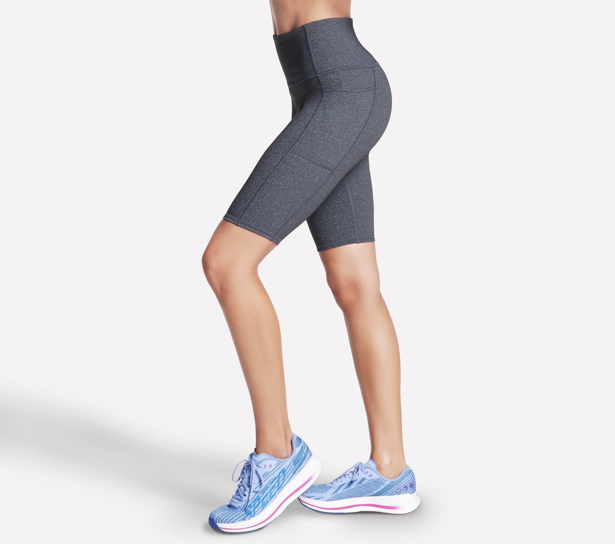 GO WALK High Waisted 10 Inch Bike Short Women on sale
