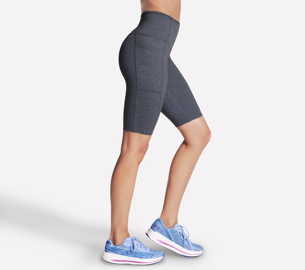 GO WALK High Waisted 10 Inch Bike Short Women on sale
