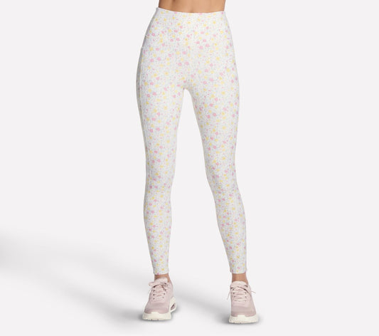 GO WALK Rib Floral Full Length High-Waisted Legging Women Skechers outlet