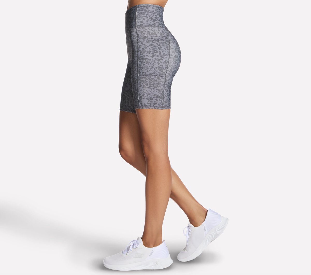 GO FLEX Printed High Waisted 8 Inch Bike Short Women sale