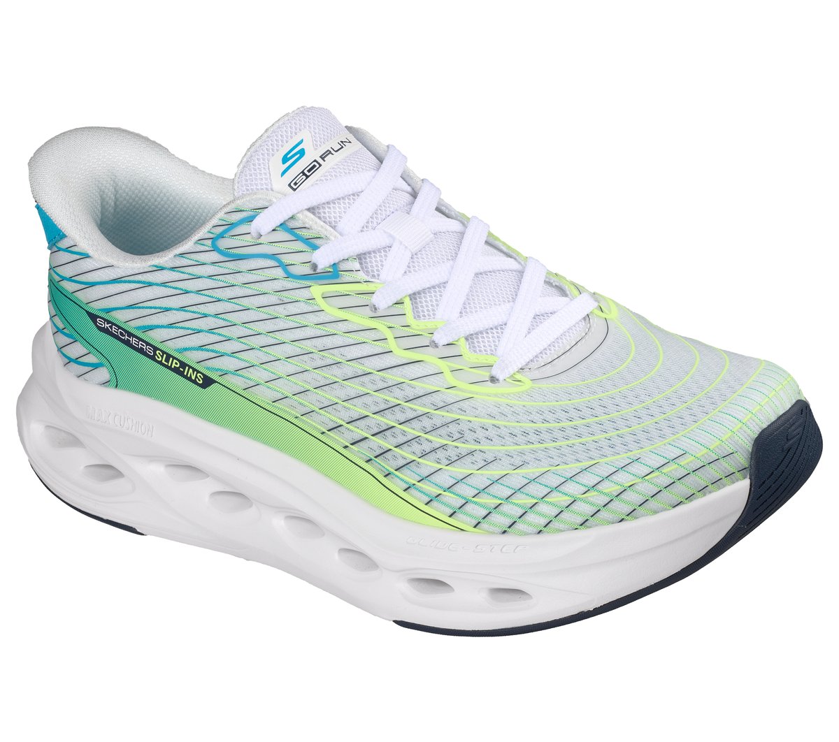 Slip-ins: Max Cushioning Glide-Step - Sapphire Men Skechers USA