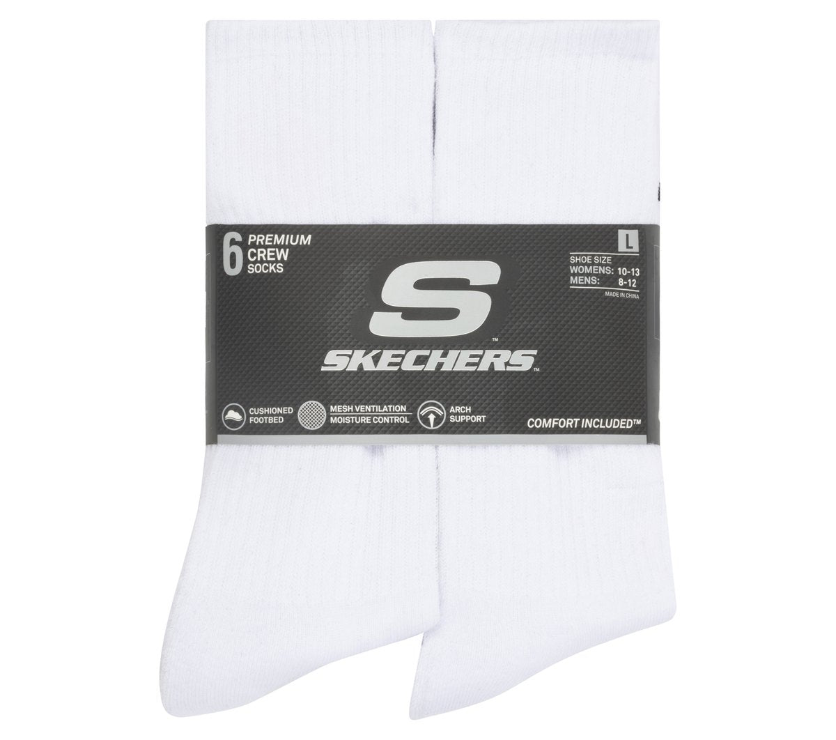 6 Pack Large Core Crew Socks Men sale