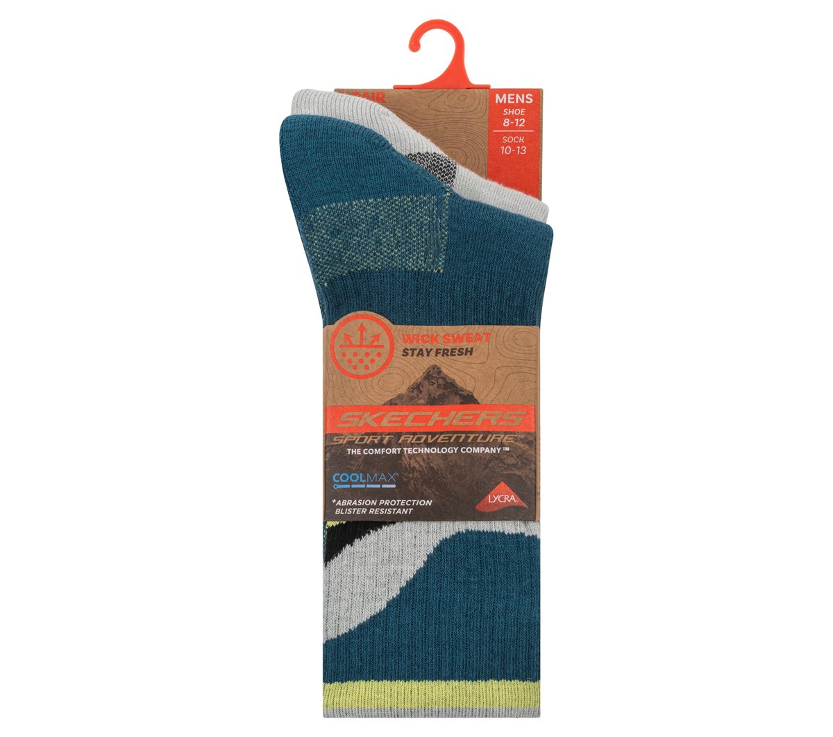 2 Pack Men's Crew Trail Socks Men Skechers online