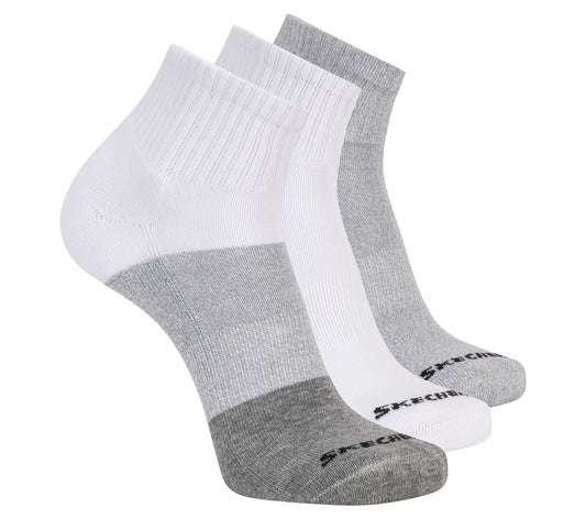 3 Pack Men's Colorblock Quarter Socks Men Skechers outlet