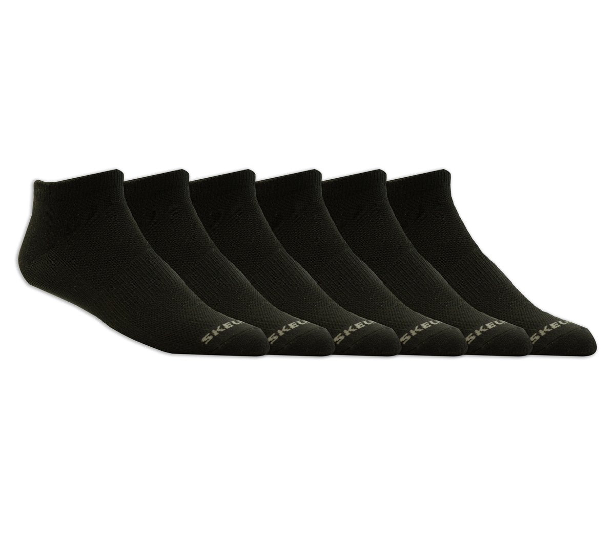 6 Pack Non Terry Low Cut Socks Men Skechers USA