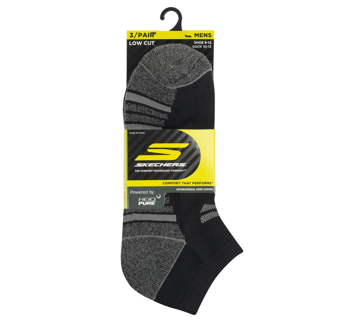 3 Pack Men's Half Terry Low Cut Socks Men US