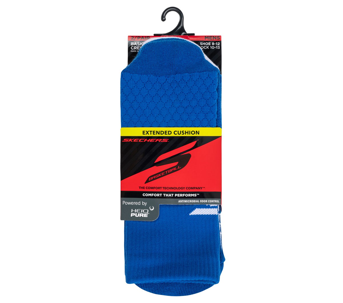 2 Pack Performance Basketball Crew Socks Men discount