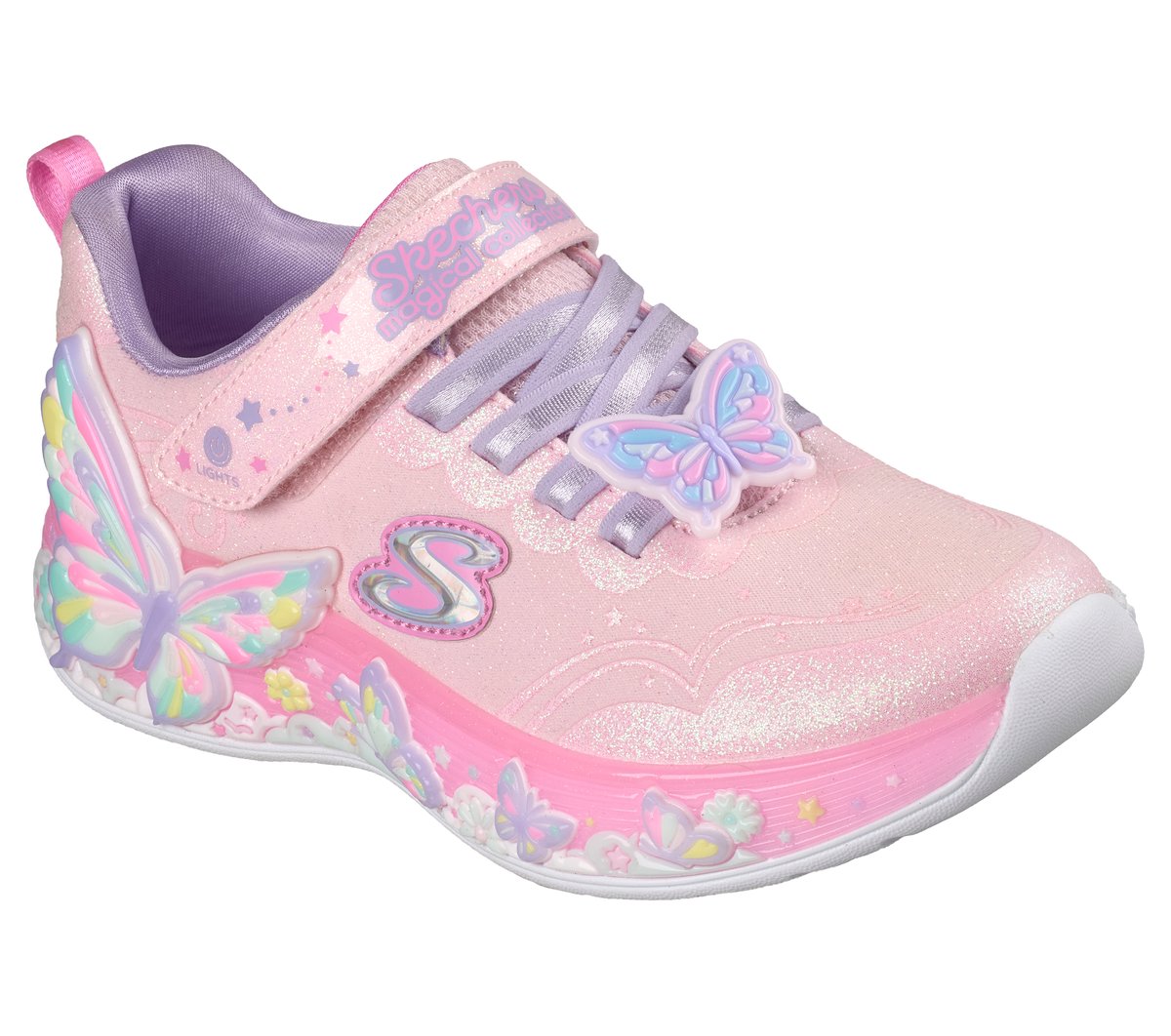 S-Lights: Butterfly Bliss Kids Skechers USA