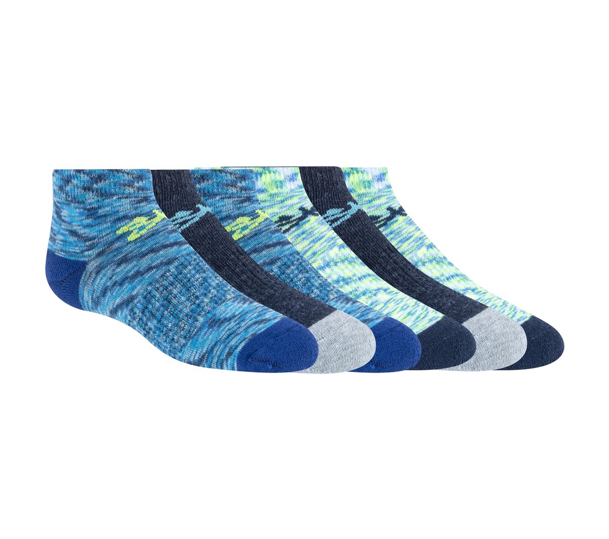 6 Pack Space Dye Low Cut Socks Kids on sale